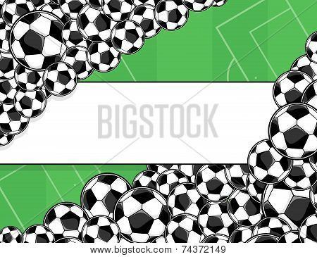 soccer banner background