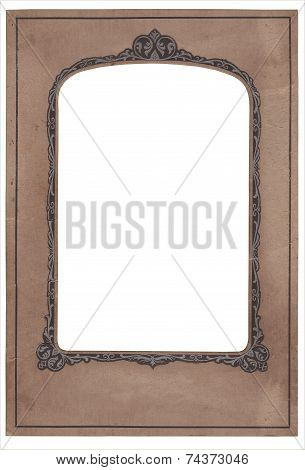 Vintage Art Deco Photo Cardboard