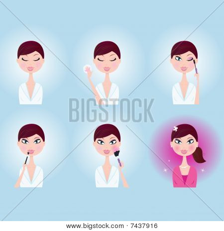 Applicazione processo make-up in 6 passi