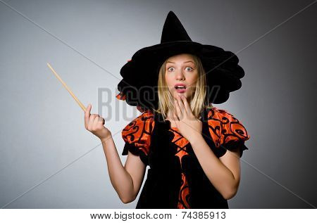 Witch doing her dirty tricks 