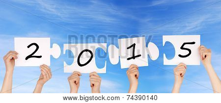 Hands Holding Pieces Of A Puzzle With Copy Space