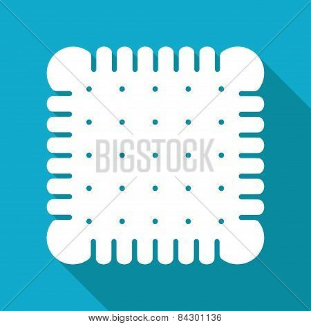 Vector biscuit icon. Eps10
