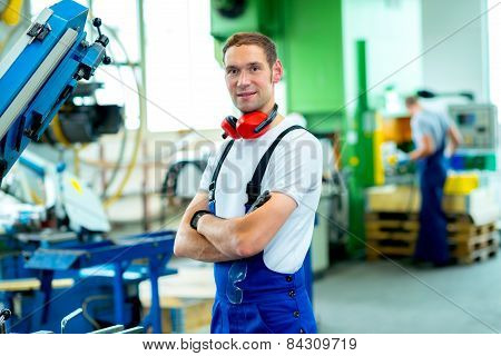 Worker In Factory
