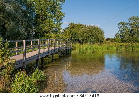 Footbridge over the River Test
