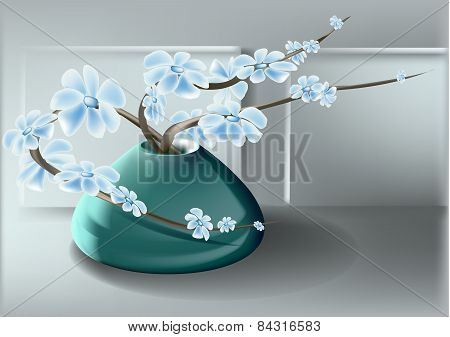 Vase And Flower