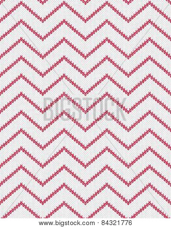 Style Seamless Knitted Pattern