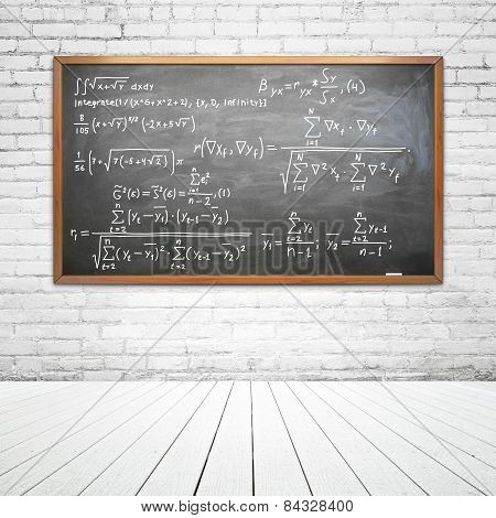 Drawing Formula On Desk