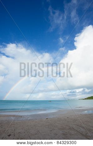 Rainbow Over Carrabien Sea