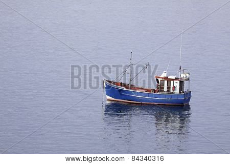 Luderitz harbour on a calm day in Namibia