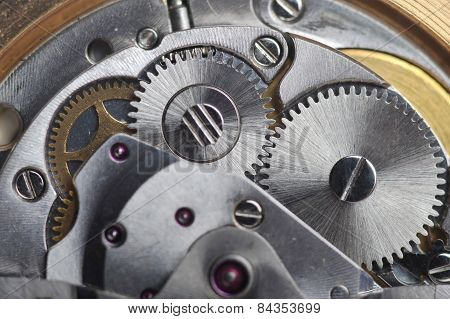 Watch Gears Close Up