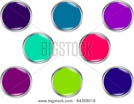 shiny buttons