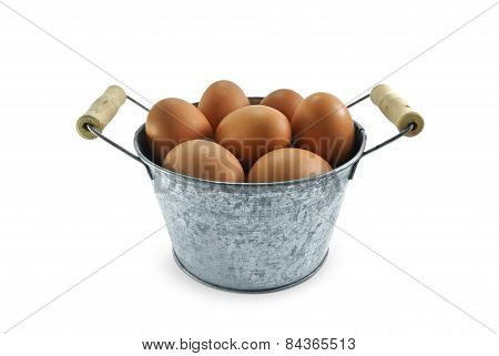 egg in mini bucket