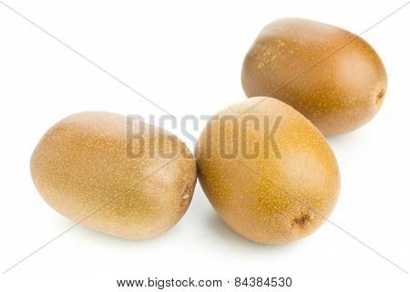 Three Whole Golden Kiwifruit/ Kiwi