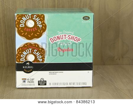 Box Of Donut Shop Coffee K-cup Packs