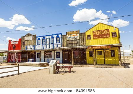 The Historic Seligman Depot On Route 66