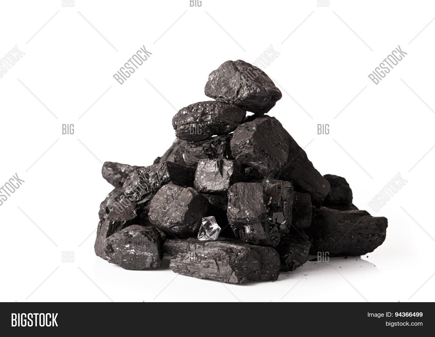 Coal Stack Isolated On Image & Photo (Free Trial) Bigstock