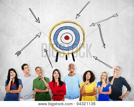 Goal Target Success Aspiration Aim Inspiration Concept