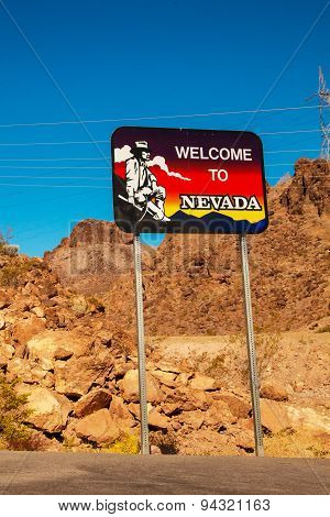 Sign Welcome to Nevada