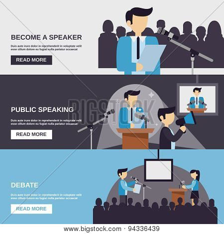 Public Speaking Banner