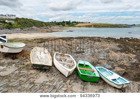 Rowing Boats At Portscatho