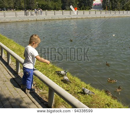 People Rest In Park Izmaylovsky