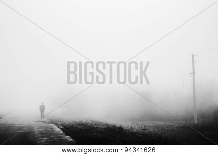 Man In Fog