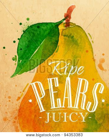 Poster pear