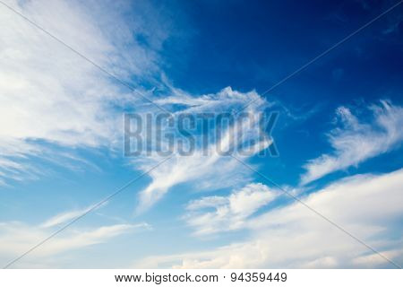 the sky