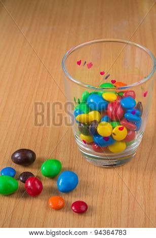 Chocolate colors background