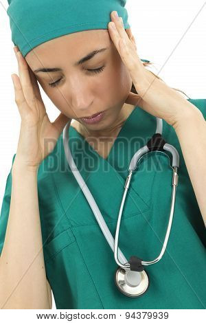 Stressed Doctor