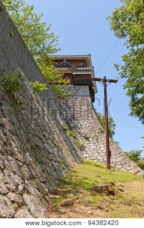 Corner Turret Of Matsuyama Castle, Japan