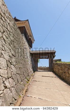 Tonashimon Gate (1800) Of Matsuyama Castle, Japan