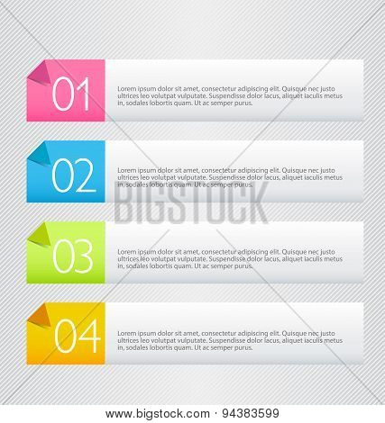 Modern infographic template