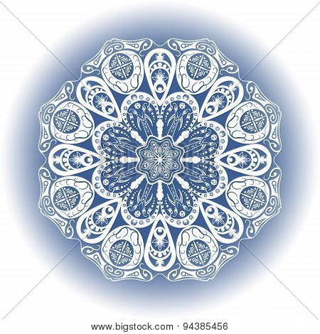 Indian round pattern