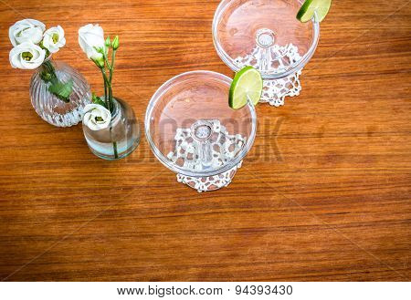Vintage Champagne Table
