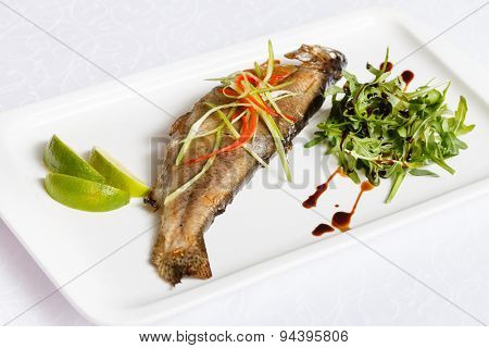 baked trout