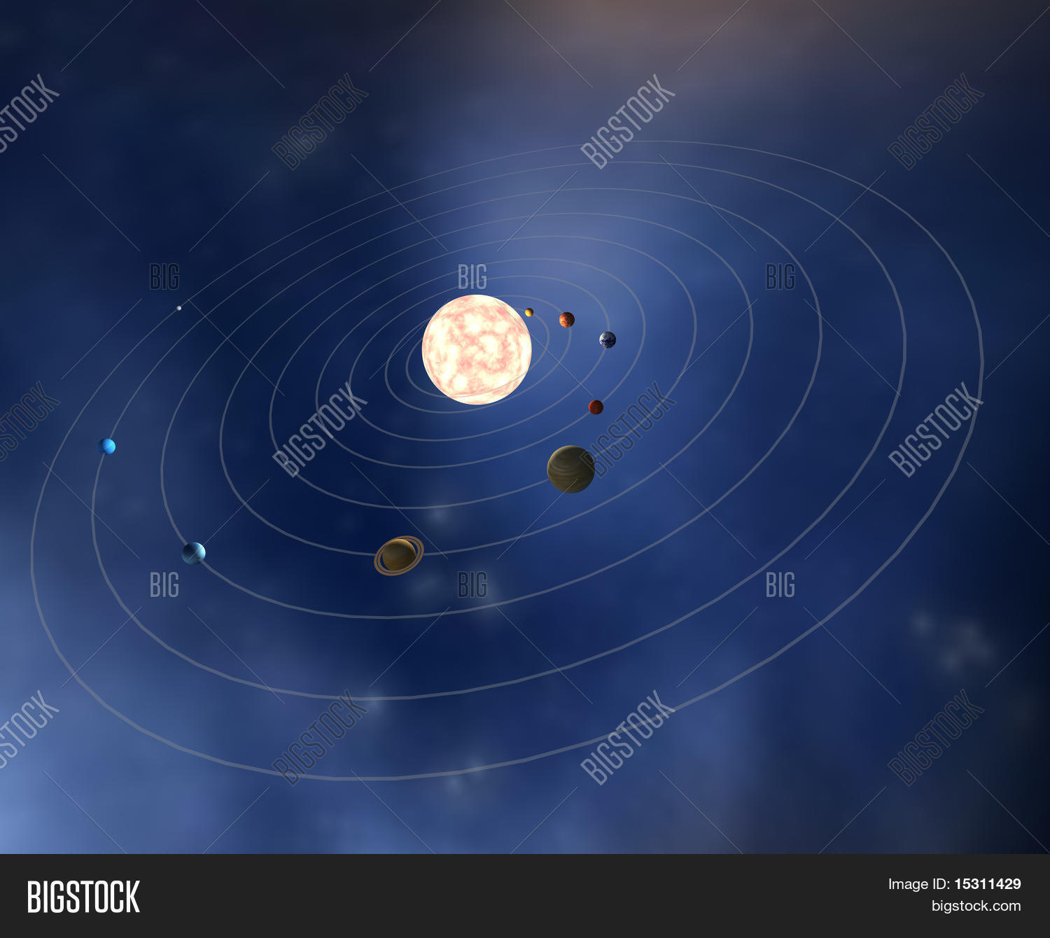 Diagram Our Solar Image & Photo (Free Trial) | Bigstock