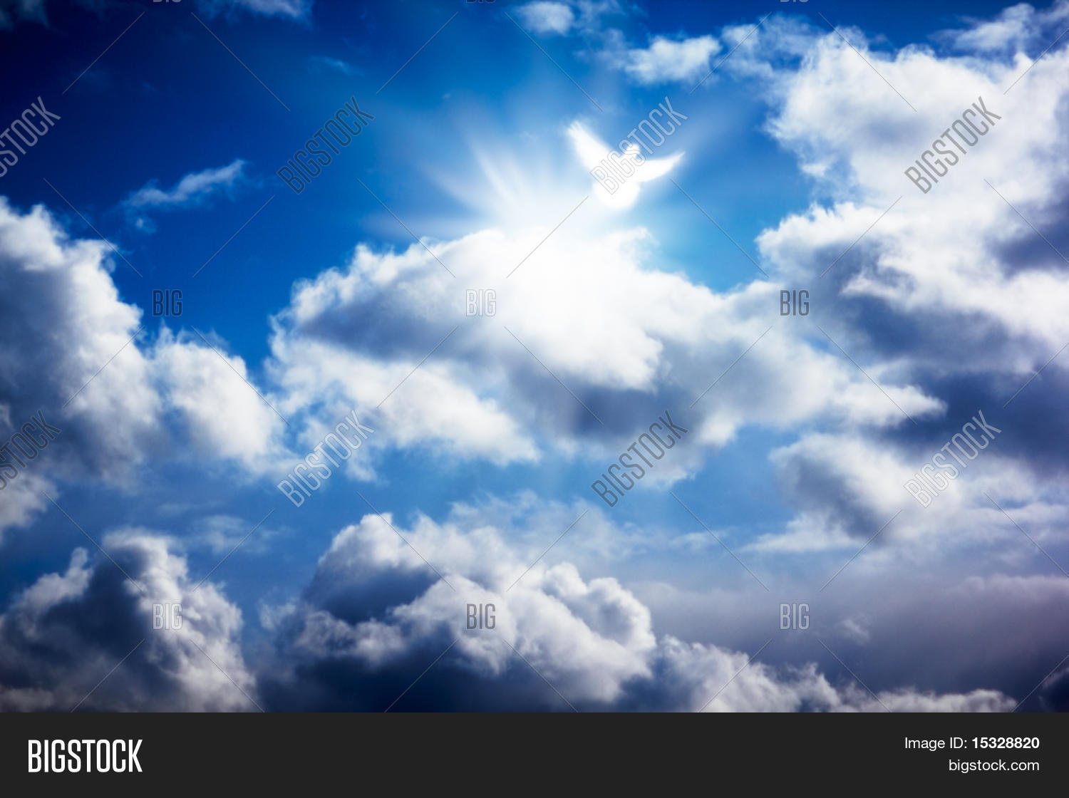White Dove Heavenly Image & Photo (Free Trial) | Bigstock