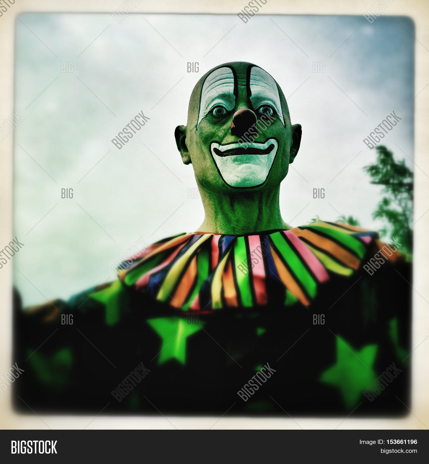 Creepy Clown Statue Image & Photo (Free Trial) Bigstock
