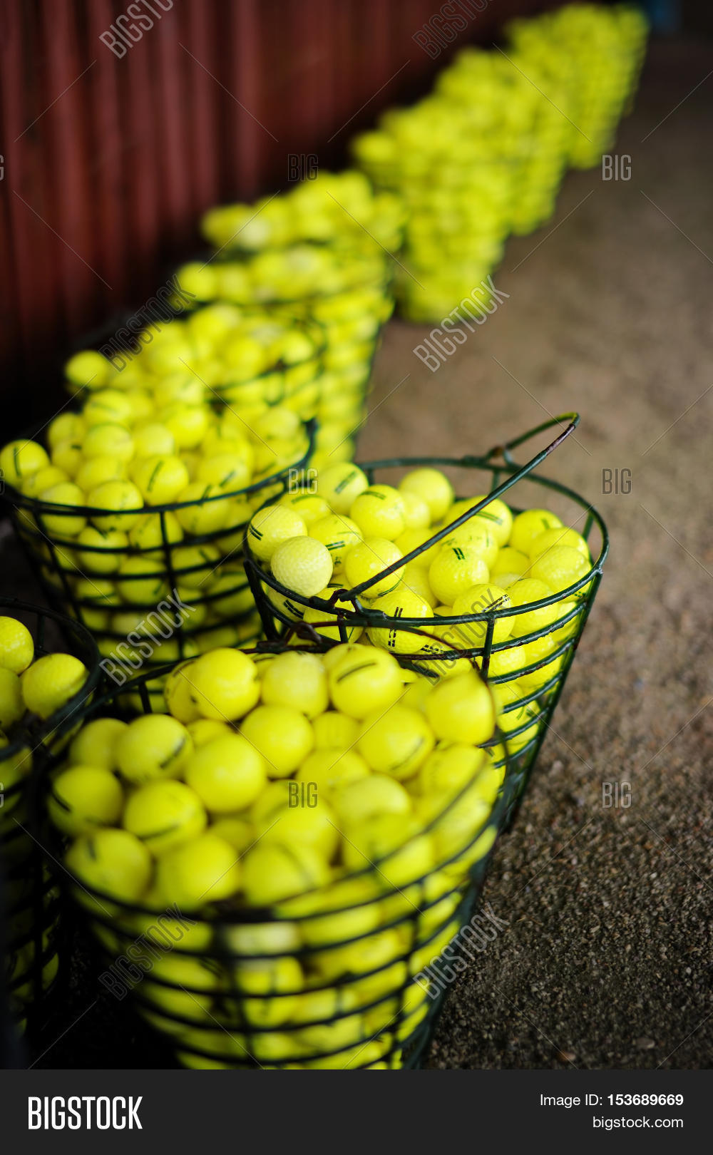 Baskets Golf Balls On Image & Photo (Free Trial) | Bigstock