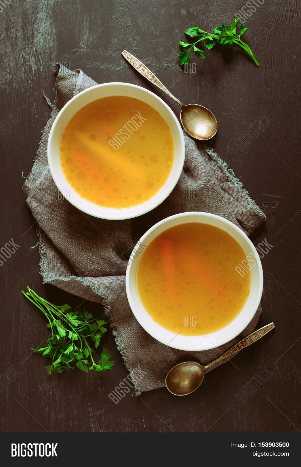 Bouillon Broth Served Image & Photo (Free Trial) Bigstock
