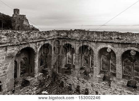 Majestic Medieval Castle  Saint-ulrich On The Top Of The Hill