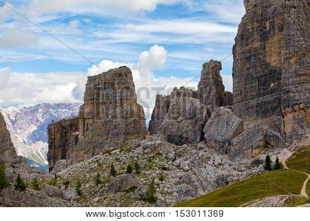 View Of  Cinque Torri