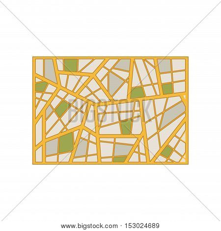 map abstract background with geometric figures vector illustration