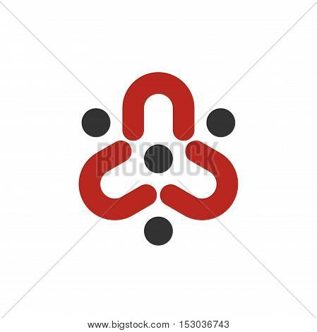 Abstract triangle logo design, abstract logo design