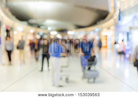 Abstrast Blurred background : airport boarding area