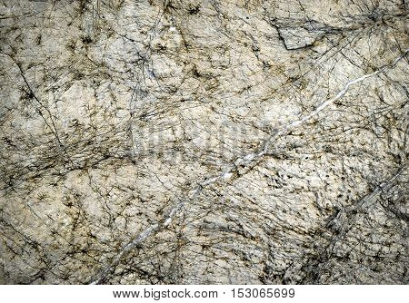 abstract background lines as drawn on the limestone rock