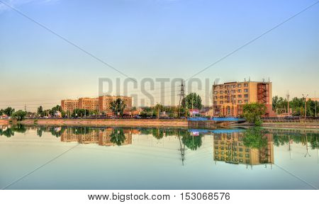 View of Sairan reservoir in Almaty - Kazakhstan