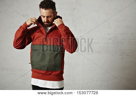 Man In A Red Anorak