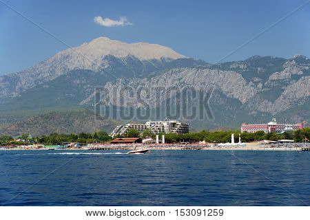 Beach and coastline Kirish, Turkey